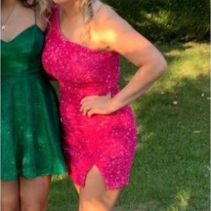 Pink hoco dress